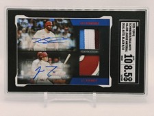 2025 Topps Major League Material Dual Patch Auto Kyle Schwarber/J.T Realmuto /10
