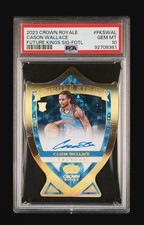 2023-24 Crown Royale Cason Wallace Future Kings FOTL Rookie Auto RC PSA 10 Pop 1