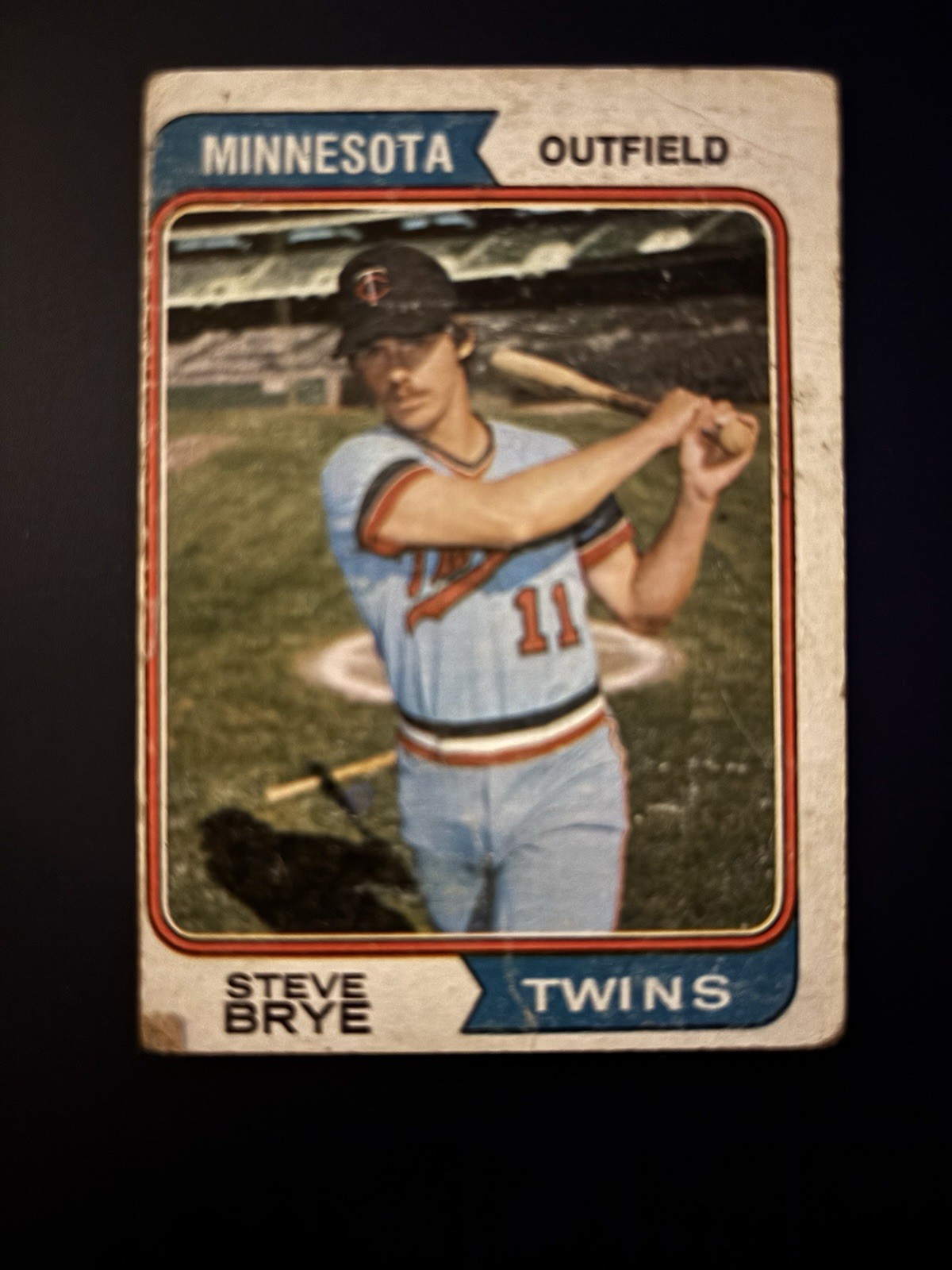 1974 Topps - Steve Brye #232 Minnesota Twins Free Shipping