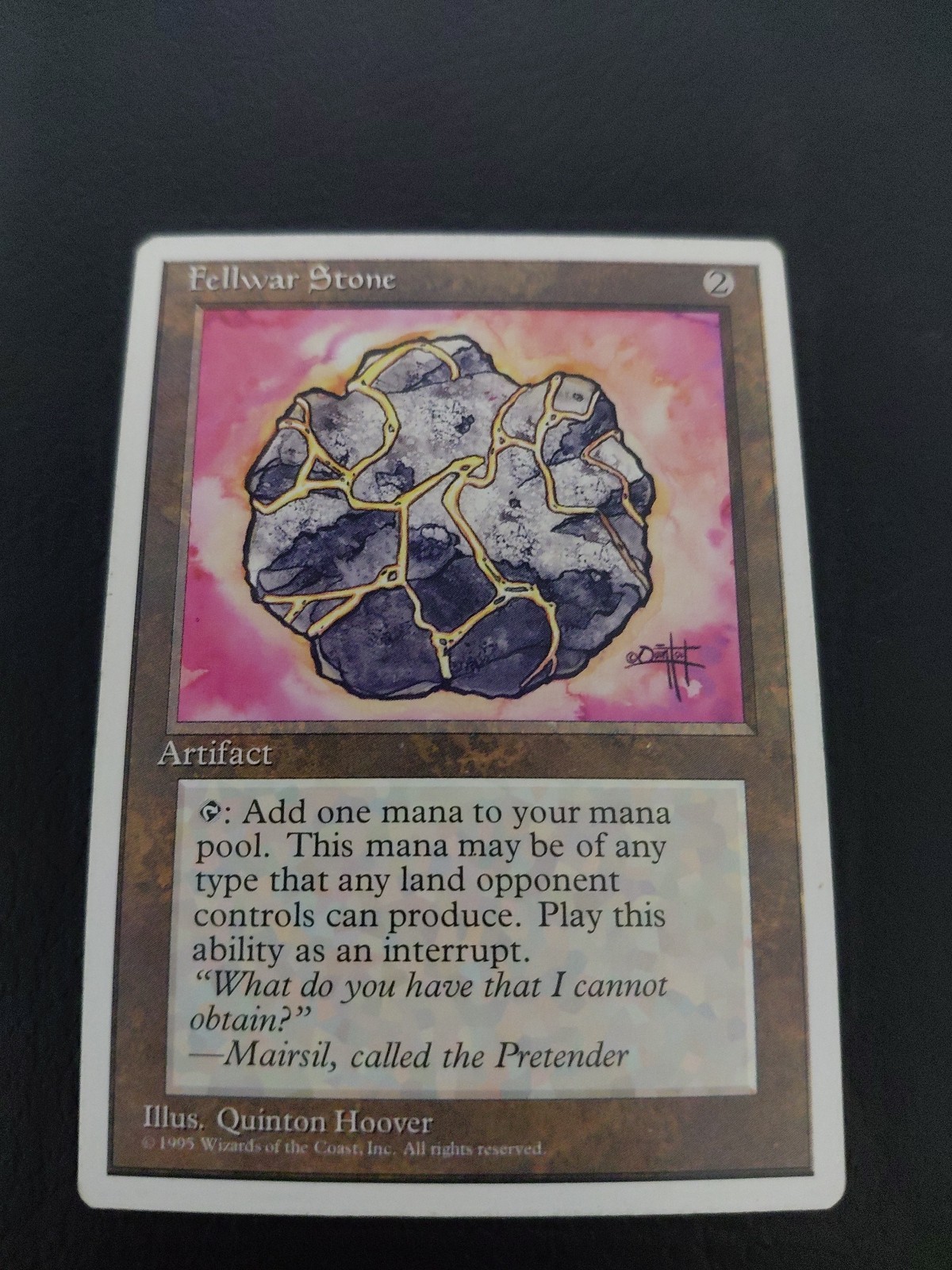 MTG Fellwar Stone Fourth Edition Lightly Played Condition Artifact Vintage!!