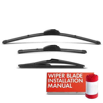 3Pcs 22'' & 14'' & 12''Windshield Wiper Blades for Nissan Juke 2011 2012-2017