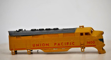 HO Scale Union Pacific 1400 F Unit Diesel Locomotive Shell Yellow Vintage