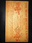 1897 Edward Miller Bicycle Lamp Advertising Cover Cyclometer Meriden CT — photo 2