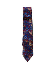 Clearance NEW- Mens Italy Made Cremieux Red Floral Neck Tie Silk MSRP: 60- A27