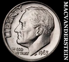 1963 Silver Roosevelt Dime-Choice Gem BU Lustrous No Reserve #i5818
