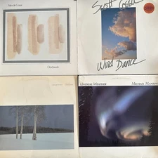 4x EX+ Lot WINDHAM Alex de Grassi / Scott Cossu / Manring / George Winston 4LP