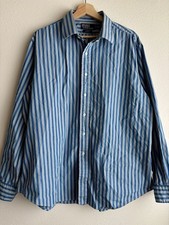 Vintage Polo Ralph Lauren Curham Classic Fit Button Up Shirt Striped 17 1/2 XL