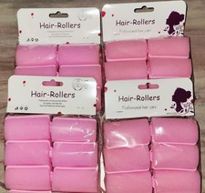 Cushion Hair Rollers Curlers Sponge NIP Foam 24 Total, 2 1/2  Soft Hairdressing