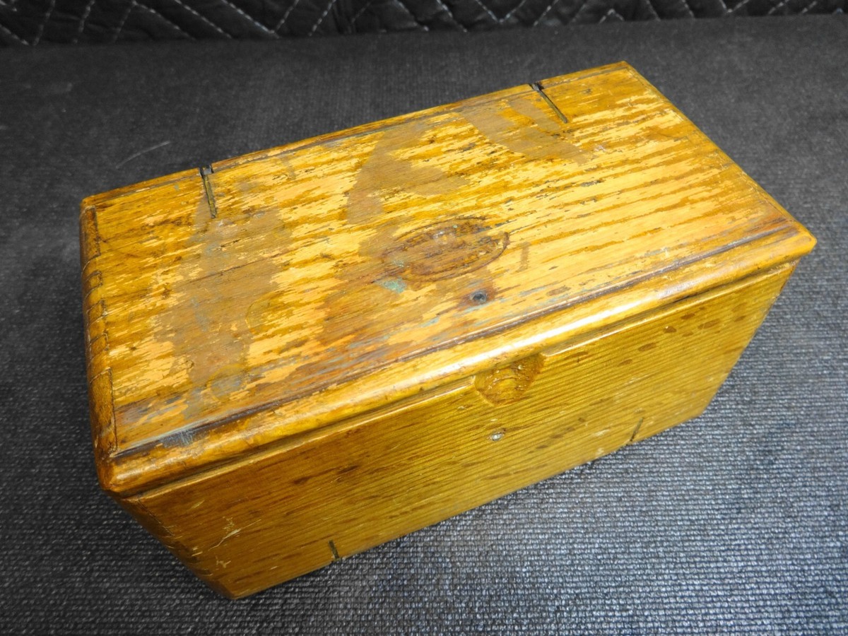 Antique Oak Singer Puzzle Box 1889 With Attachments Sewing Machine