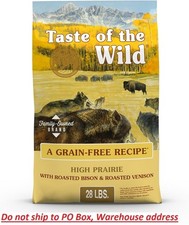 Taste of the Wild High Prairie Dry Dog Food w/ Roasted Bison & Venison - 28lbs 1.78 per pound