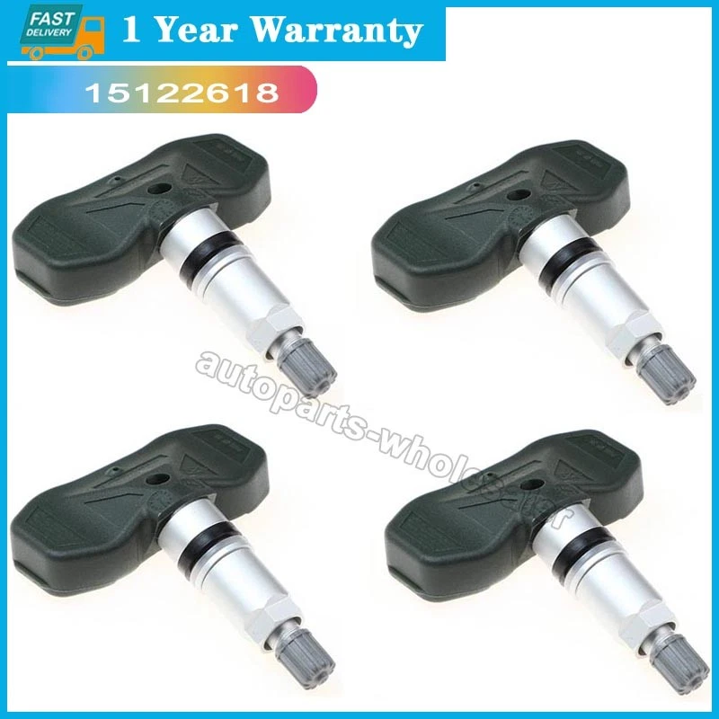 4 PIEZAS SENSOR TPMS 15122618 PARA CHEVY COLORADO GMC CANYON HUMMER H3 H3T Foto 2 de 4