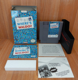 MINTY BOX CIB Where's Waldo ? complete in nes collector quality lot vgc CLEAN
