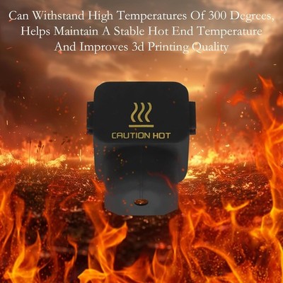 Calzino In Silicone Per Hotend Bambu Lab A1 E A1 Mini, Protezione Estruser, Nero