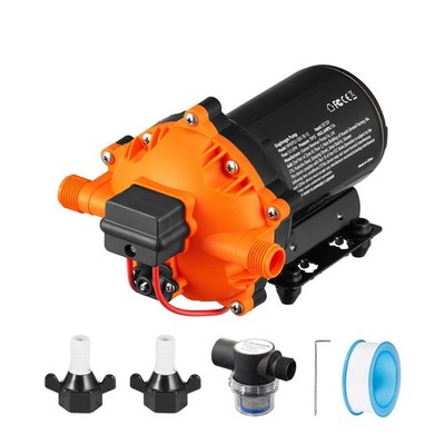 12V Water Pressure Diaphragm Pump Self-Priming Pump 70 PSI 5.5 GPM Boat RV~H