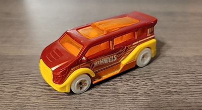 2012 Hot Wheels 1:64 HW Race Speedbox Car Van - Orange Yellow 