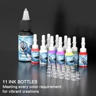 Tattoo Gun Kit, Wireless Tattoo Pen Kit Tattoo Kit with 2Pcs Battery and 20 Pcs 744759804761