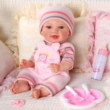 BABESIDE 12 Inch Baby Doll, Baby Dolls Girl Toys Full Vinyl
