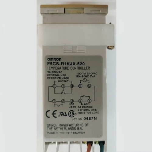 ▀▄▀▄▀ OMRON E5CS-R1KJX-520 - CONTRÔLEUR DE TEMPÉRATURE - E5CS R1KJX... - Picture 2 of 2