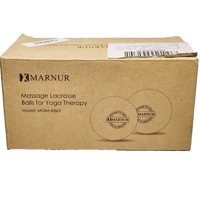Marnur Set Of 2 Massage Roller Lacrosse Balls For Yoga Therapy 2 in Silicone
