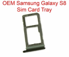 OEM Original Dual Sim Card + Micro SD Holder Slot Tray For Samsung Galaxy S8 S8+
