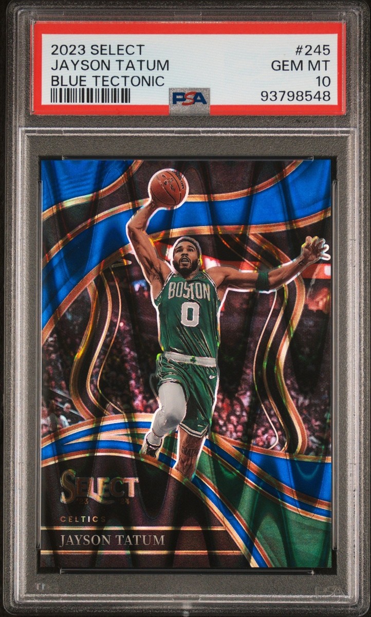 2023-24 Panini Select - Courtside Jayson Tatum #245 Blue Tectonic