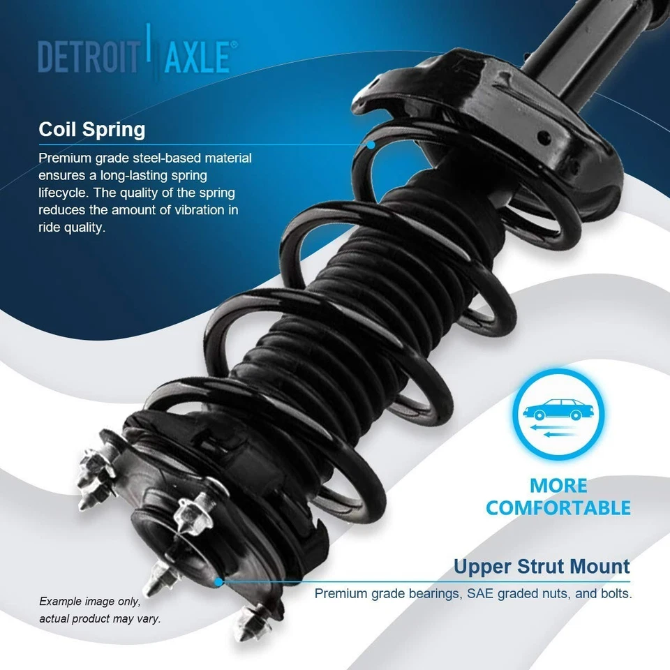 Front Rear Struts w/Coil Spring Assembly + Sway Bars for 2012 - 2014 Honda CR-V - Image 3 of 4