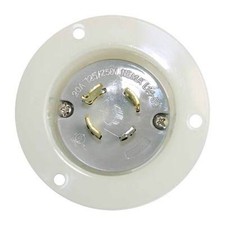 NEMA L14-20P 3 Pole 4W 20A 125/250V Heavy Duty Twist Lock Industrial Flange Plug