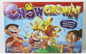 chow crown game kids electronic spinning crown snacks food kids & family game