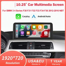 10.25'' 1920 720 Wireless Carplay Android Multimedia Display for BMW 3 4 Series