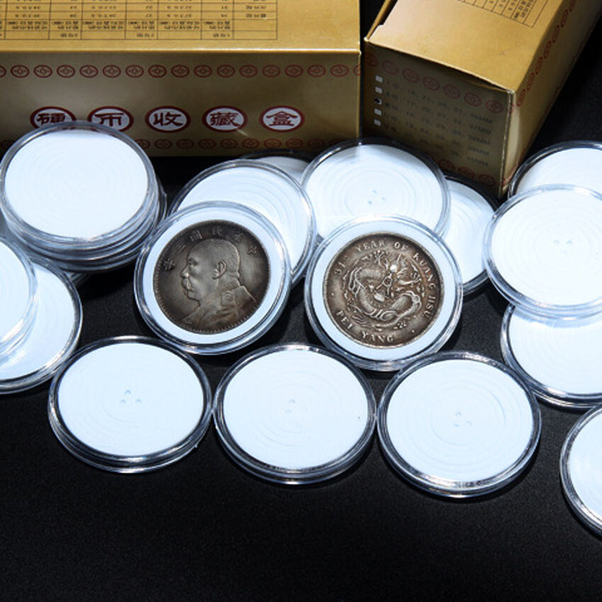 Display Case Foam 100 Pack Adjustable Coin Capsule Foam Gasket Inserts ...