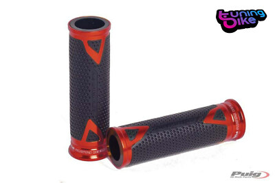 PUIG GRIPS RADIKAL FOR KAWASAKI KLE500 91-97 RED-119MM