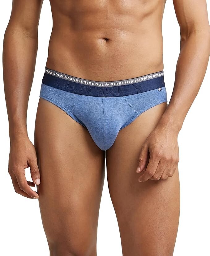 's Super Combed Cotton Elastane Stretch Solid Brief Pack Of 
