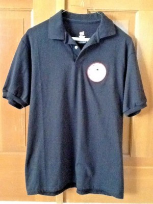 Hanes Comfort Blend Ecosmart Black Tee Shirt - Size: Medium w/ M400 Skycar Patch