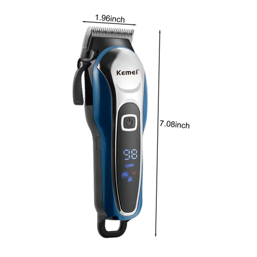 Kemei Professional Hair Clippers Trimmer Kit Men Cutting Machine Barber Salon US - Picture 10 of 47
