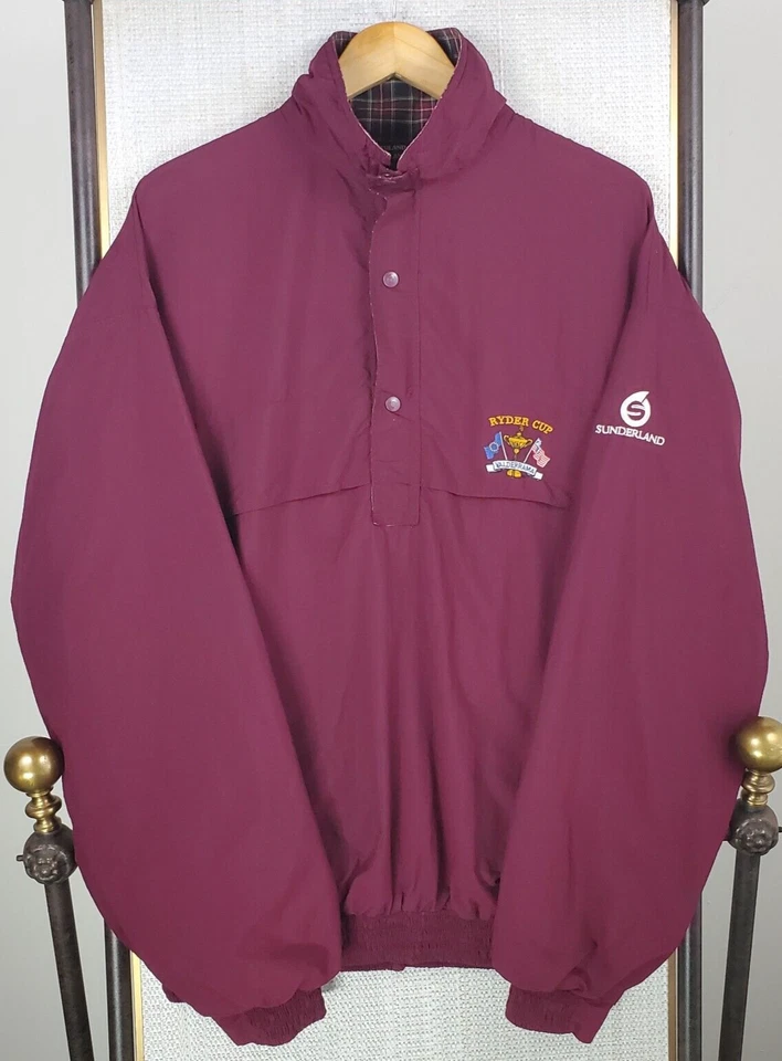 VTG SUNDERLAND x VALDERRAMA Size 2XL Waterproof Windbreaker Jacket 1997 Mens - Image 3 of 4