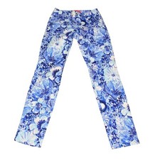 Lilly Pulitzer Kelly Skinny Ankle Pants Coastal Blue Women  s Size 00 Resortwear