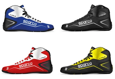 Sparco Kartschuh K-Pole - Modell 2021 - Schwarz - Schwarz/Gelb - Rot/Weiß - Kart