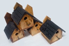 Bird Box- Heavy Duty reclaimed / upcycled / recycled Material tyre / wood / bolt