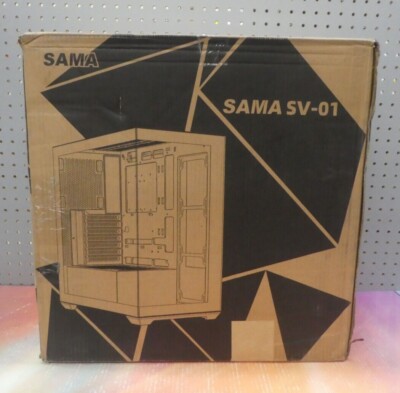 SAMA SV-01 Mid Tower ATX Gaming PC Computer Case Black