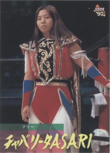 CHAPARRITA ASARI (All Japan Women) - 1997 BBM Pro-Wrestling Holo