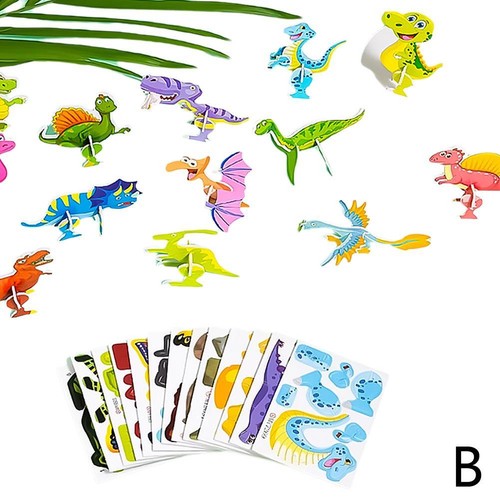 Rompecabezas de dibujos animados 3D para niños de 4 a 8 años rompecabezas educativo de insectos animales R3U9 - Imagen 17 de 23