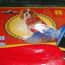 Nuevo Rubíes Mujer Maravilla Tutú Vestido Perro Disfraz DC Comics S Pequeño