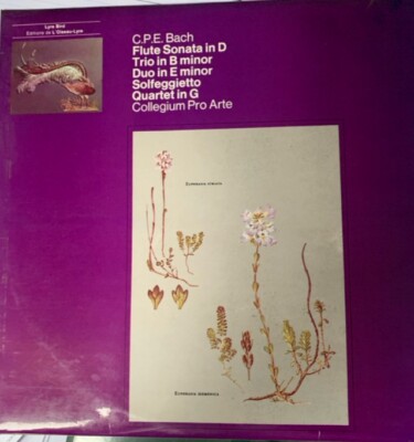 LP.CLASSICAL.CPE BACH. FLUTE SONATA IN D.