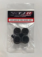 SCX 1/32 Stock Tires, Wheel Set & Front Struts -  Audi R8
