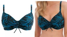 Fantasie Palmetto Bay Zen Blue Underwired Bikini Top  UK 30F