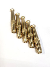 5 SOLID BRASS METAL ONE HITTER PIPE DUGOUT BAT 2-1/8" MADE IN USA !! TOBACCO