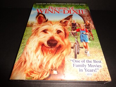 BECAUSE OF WINN-DIXIE-Lonely preacher's daughter finds friend in stray dog-DVD