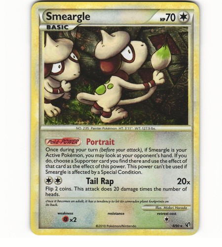 Smeargle painting card | eBay