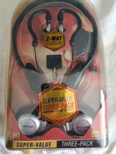 New OEM Sentry Three-Pack Headphones BUNDLE - 3 Different Types