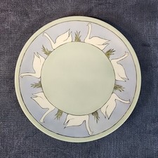 Antiguo T&V (Tressemanes & Vogt) Limoges pintado a mano placa cisne blanco 1890 mADI